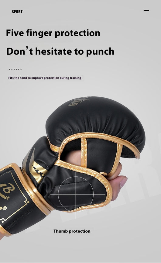 Guantes de Boxeo Sanda con Saco de Arena para Entrenamiento Profesional - Image 19