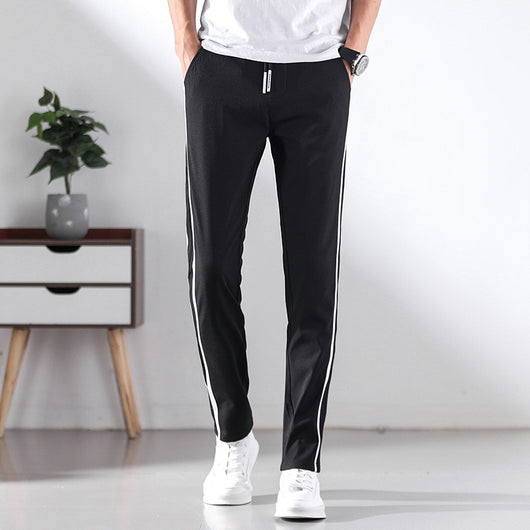 Pantalones Casuales Sueltos Estilo Hong Kong para Hombre Verano - Image 6