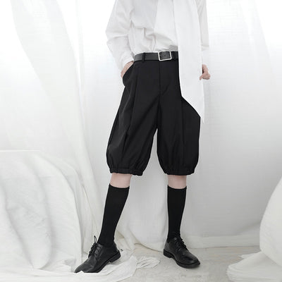 Shorts Oscuros con Puños Elásticos - Image 3