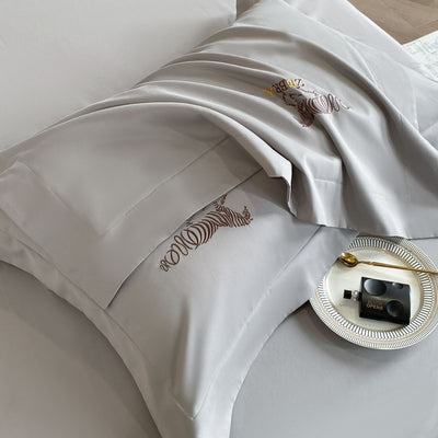 Juego de Cama Lujo Ligero Otoño Invierno 4 Piezas Acolchado Suave - Image 5