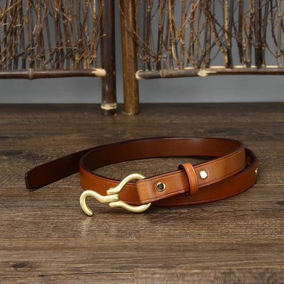 Cinturón Delgado Retro para Mujer - Accesorio Versátil Hecho a Mano - Image 10