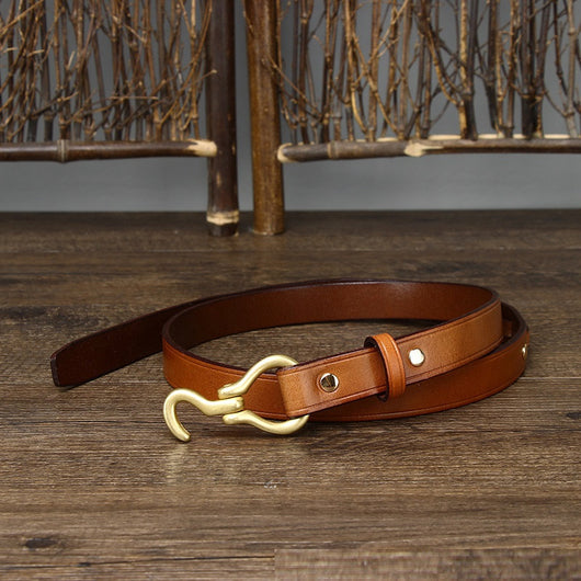 Cinturón Delgado Retro para Mujer - Accesorio Versátil Hecho a Mano - Image 10
