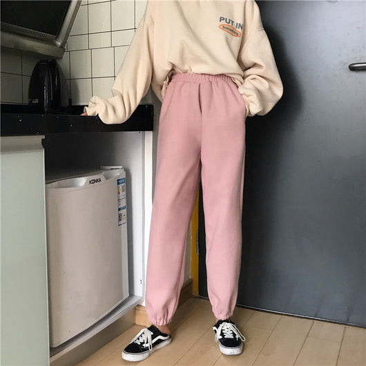 Pantalones Harem Baggy para Estudiantes - Corte Relajado y Cómodo - Image 11