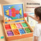 Puzzle Tangram Educativo para Niños - Bloques de Construcción Lógica