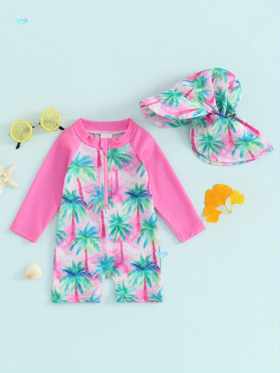 Traje de Baño Bebé de Una Pieza con Mangas Largas - Image 2