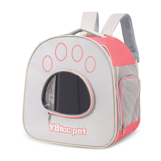 Mochila Transportadora Transparente para Mascotas con Doble Correa - Image 4