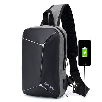 Bolsa Mensajero Recargable para Hombre con Protección Antirrobo y Resistencia al Agua - Image 11