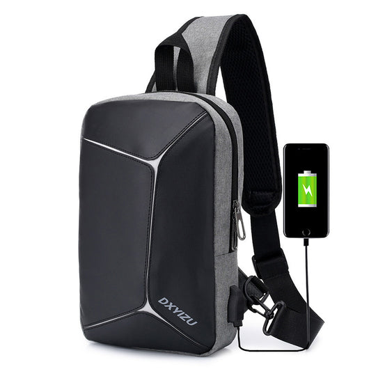 Bolsa Mensajero Recargable para Hombre con Protección Antirrobo y Resistencia al Agua - Image 11