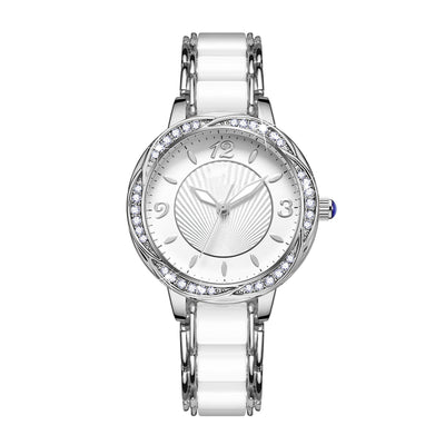 Reloj de Pulsera para Mujer con Correa de Cerámica y Mariposa - Image 8