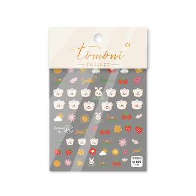 Stickers de Uñas 5D con Relieve Adhesivo - Diseño Simple y Adorable - Image 8