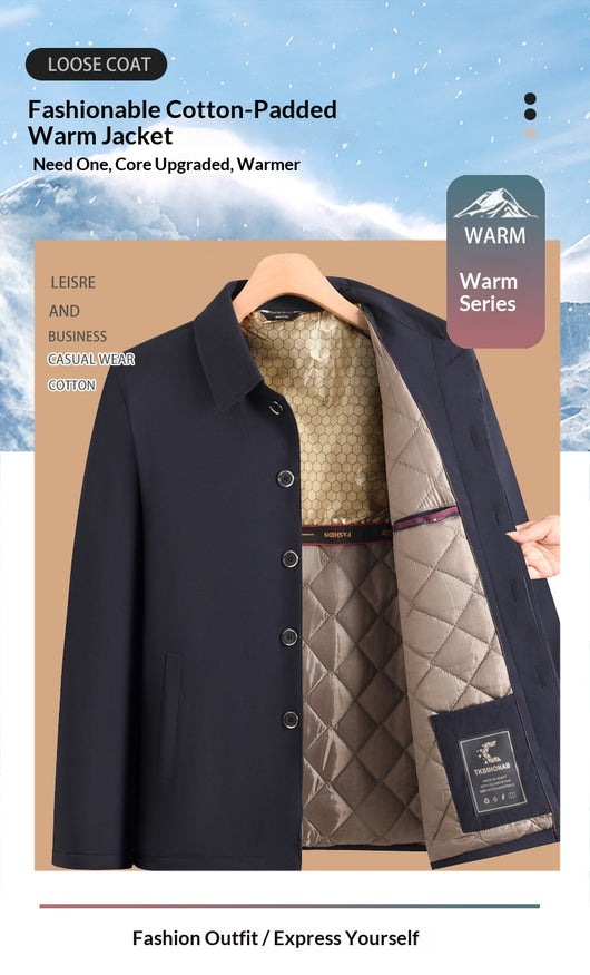 Chaqueta Acolchada de Grafeno para Hombre - Invierno y Otoño - Image 23