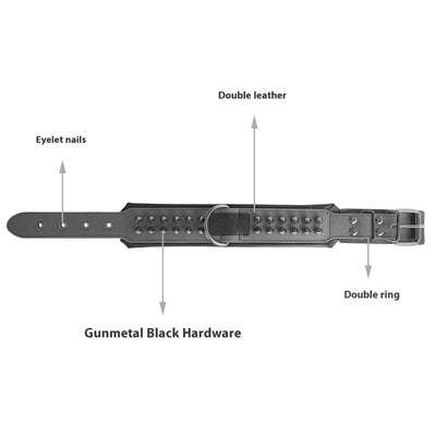 Collar de Cuero para Perro con Bandana Ajustable - Image 4