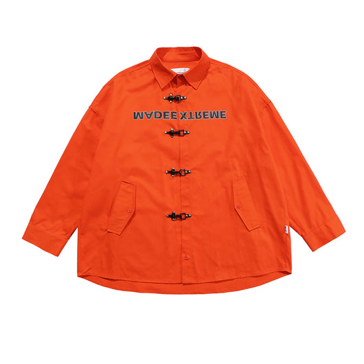 Camisa de Manga Larga con Estampado de Letras Urbanas Europeo-Americano para Hombre - Image 6