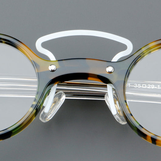 Gafas Retro Marco Redondo Pequeño Estilo Japonés - Image 29