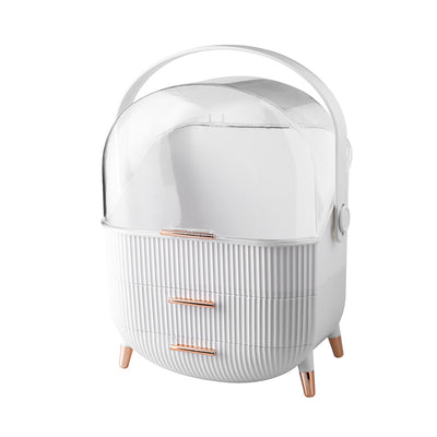 Organizador de Maquillaje y Skincare con 2 Cajones y Tapa Transparente - Image 5