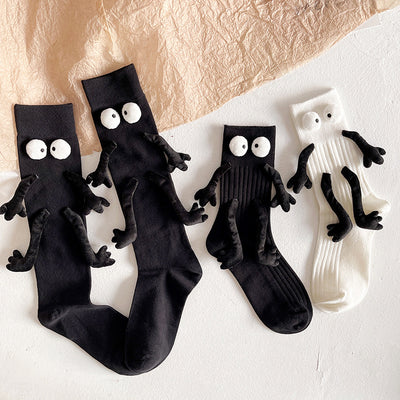 Calcetines Cortos de Algodón Puro con Muñeca Adorable - Diseño para Parejas - Image 25