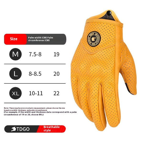 Guantes de Motociclista Retro Harley - Resistentes, Transpirables y Protegidos del Viento - Image 3