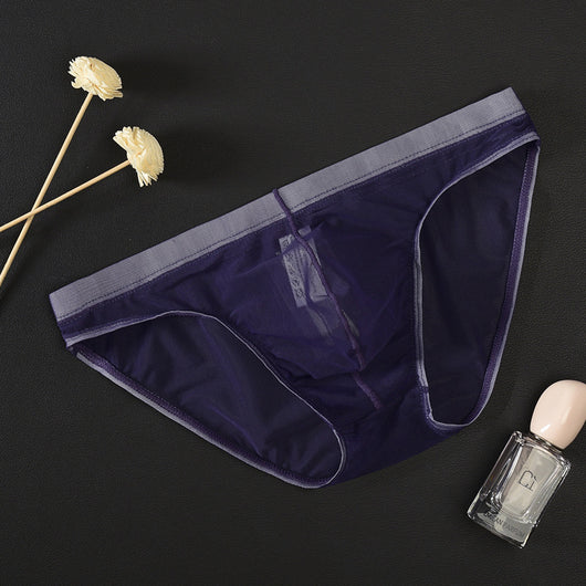Calzoncillos Tipo Slip Transparentes de Malla Hombre Cintura Baja - Image 14