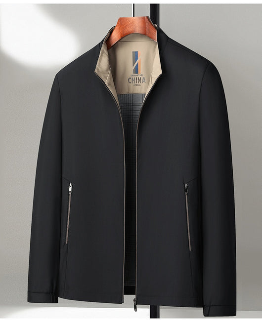 Chaqueta Ejecutiva de Cuello Alto para Primavera y Otoño - Image 22