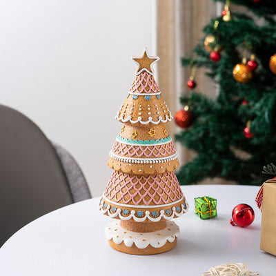 Árbol de Navidad de Jengibre - Decoración de Escritorio para Sala de Estar - Image 15
