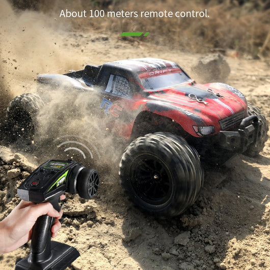 Camioneta RC 4x4 de Tracción Total con Control Remoto de Alta Velocidad - Image 3