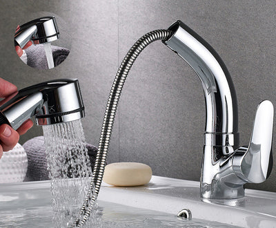 Grifo de Cocina y Baño Extraíble en Cobre Puro con Agua Fría y Caliente - Image 4