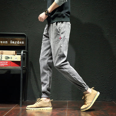 Pantalones Harem Cómodos Talla Grande para Hombre - Estilo Casual Moderno - Image 5