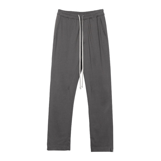 Pantalones Rectos Holgados Gris Oscuro - Estilo Casual Urbano - Image 3