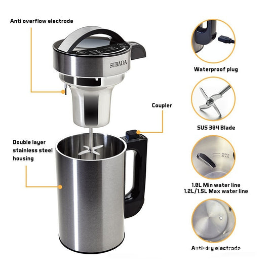 Licuadora Automática de Leche de Soja con Rotor de Ruptura Celular - Image 2