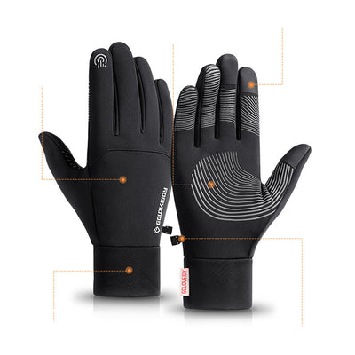 Guantes Deportivos Impermeables con Pantalla Táctil para Ciclismo y Esquí - Image 11