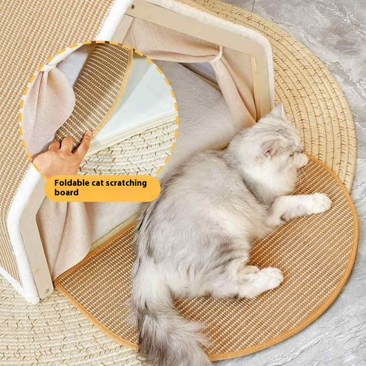 Carpa Rascador para Gatos con Tablero Sisal Resistente al Viento - Image 5