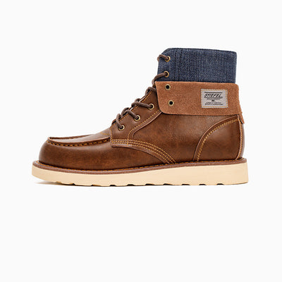 Botas de Trabajo Vintage Estilo Británico para Hombre - Invierno - Image 7
