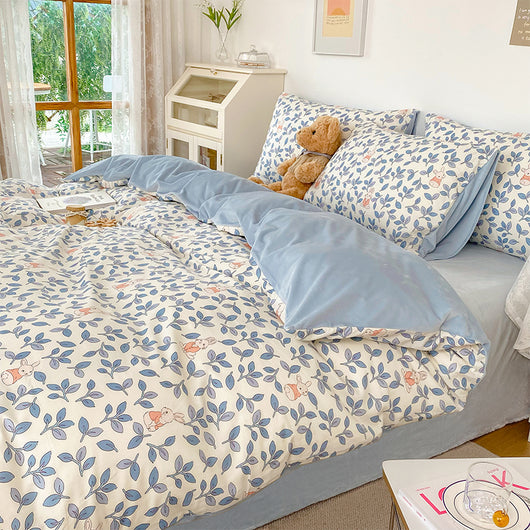 Juego de Sábanas de Franela Coral Velvet 4 Piezas - Algodón Suave para Cama Individual - Image 6