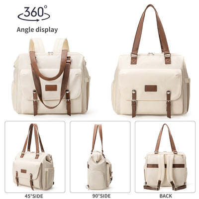 Mochila Doble para Mamá y Bebé - Gran Capacidad y Diseño Ergonómico - Image 18
