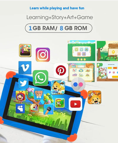 Tablet Educativo 7 Pulgadas 18GB para Niños - Computadora de Aprendizaje Interactivo - Image 11
