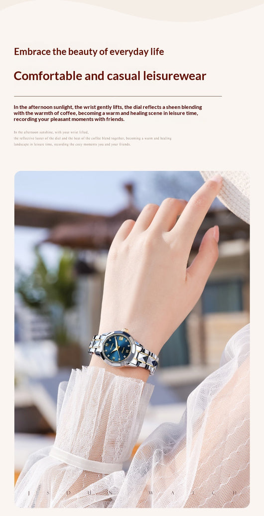 Reloj Mecánico Elegante de Gran Esfera para Parejas - Image 16