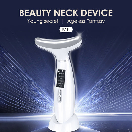 Instrumento de Belleza para Cuello con Luz LED y Compresa Fría Multifuncional