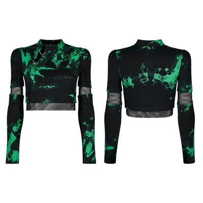 Camiseta Ajustada al Cuerpo Mujer Cuello Redondo Manga Corta - Image 3