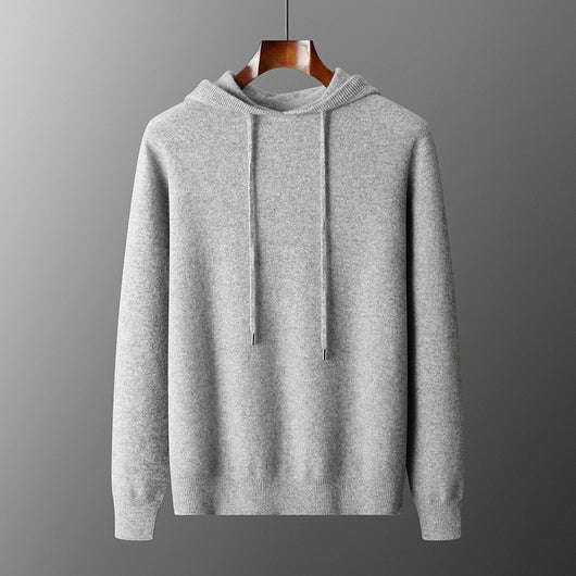 Conjunto de Sudadera con Capucha y Pantalón Tejido de Color Liso para Hombre - Image 2