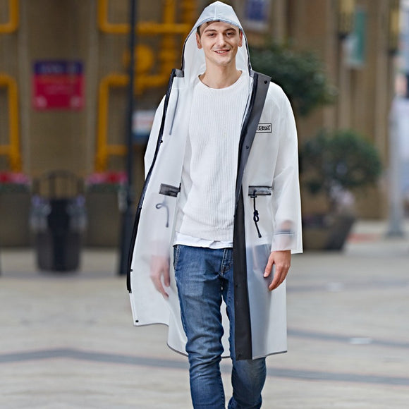 Poncho Impermeable TPU con Cierre - Protección Outdoor Todo Clima