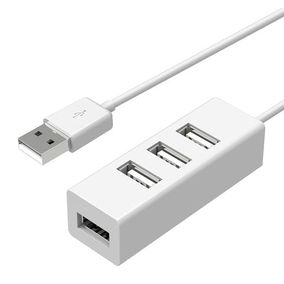 Hub Divisor de 4 Puertos USB para Notebooks - Estación de Acoplamiento Múltiple