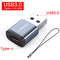 Gris Typec Female To USB Male
