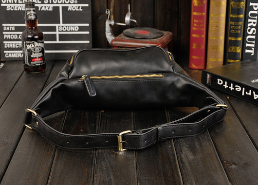 Bolsa Pecho Retro Hombre PU - Estilo Casual Una Correa - Image 9