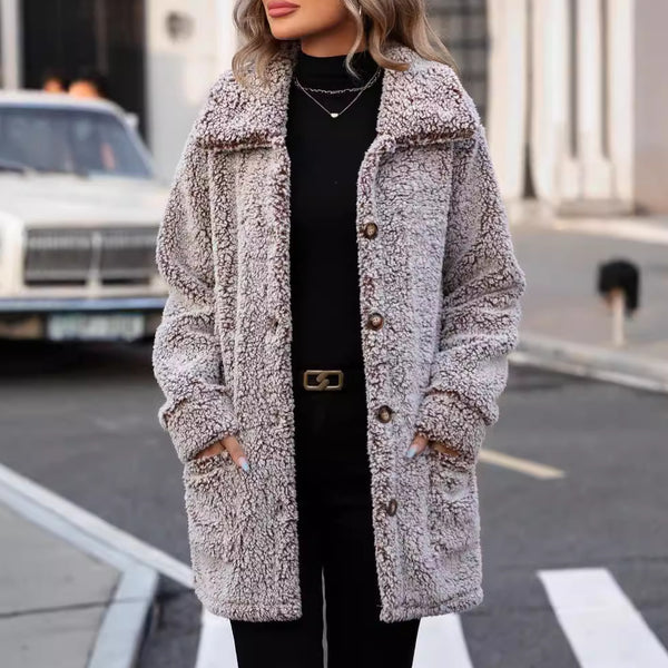 Chaqueta Acolchada de Algodón Suelta y Cómoda para Mujer