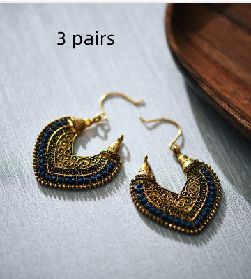Aretes Tejidos en Forma de Corazón - Image 12