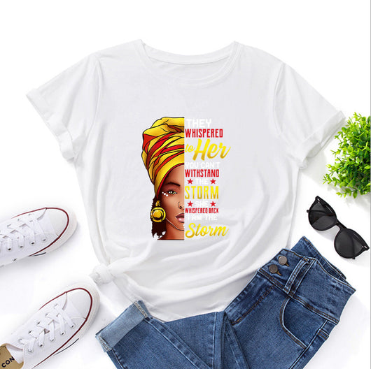 Playera Estampada de Moda y Belleza con Manga Corta - Image 3