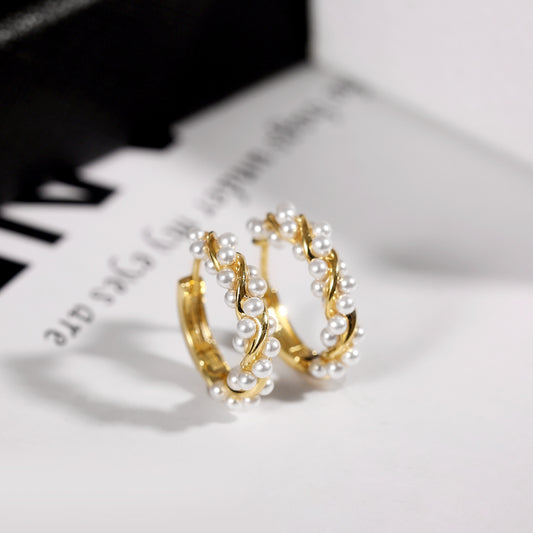 Aretes de Perla Lujo Verano Mujer - Diseño de Alto Sentido - Image 2