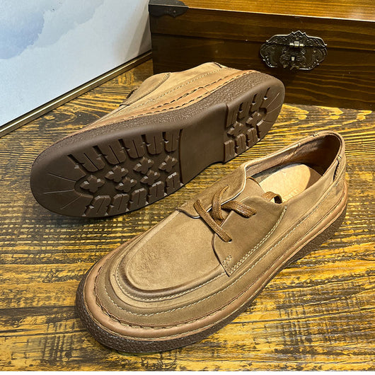 Zapatos de Cuero Genuino con Plataforma para Hombre - Slip-on Cómodos - Image 8