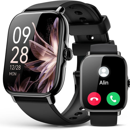 Reloj Inteligente P72 con Monitor de Frecuencia Cardíaca, Análisis de Sueño y Llamadas Bluetooth