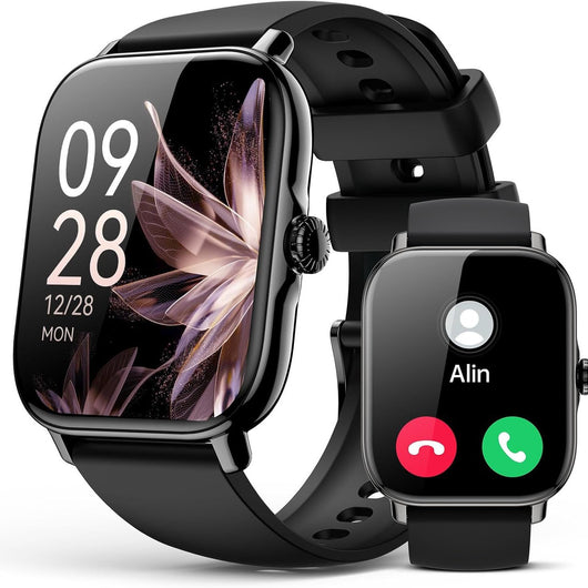 Reloj Inteligente P72 con Monitor de Frecuencia Cardíaca, Análisis de Sueño y Llamadas Bluetooth